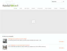 Tablet Screenshot of habitat-deco.fr